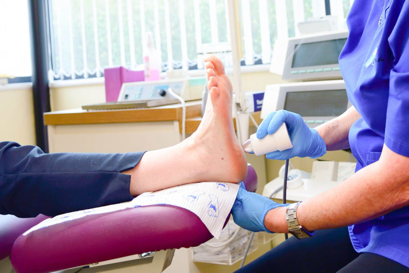 Podiatrist foot treatment Cardiff and Bridgend