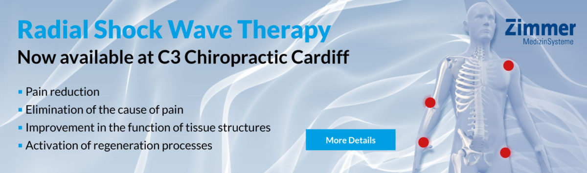Shock Wave Therapy now available at C3 Chiropractic Cardiff